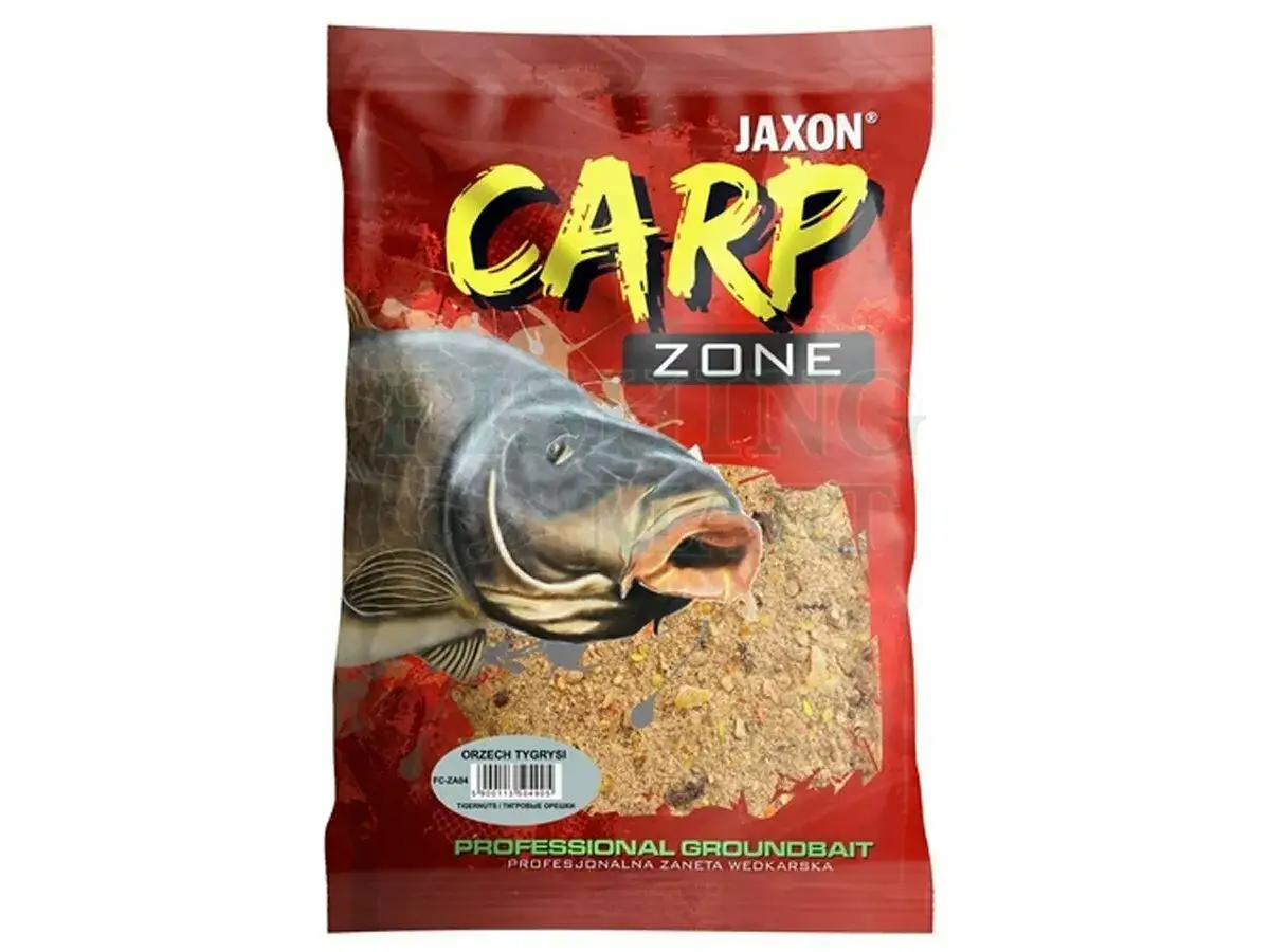 Profesjonalna zanęta Jaxon Carp Zone z orzechem tygrysim, idealna na połów karpia.